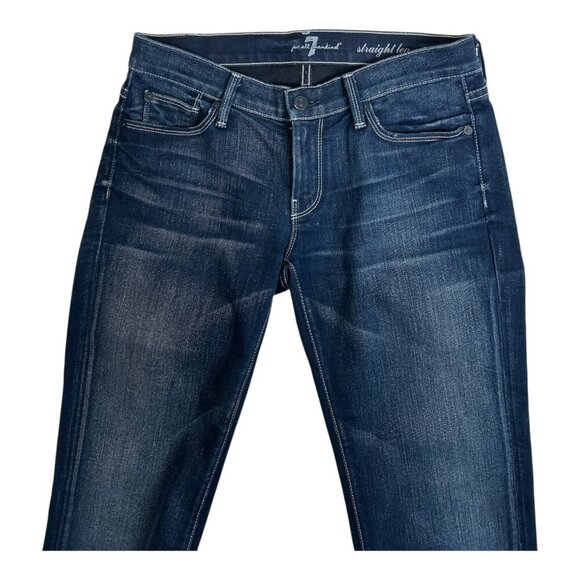 7 For All Mankind Austyn Straight Leg Jeans Mens Size 28 | Preppy | Quiet Luxury - Picture 3 of 9